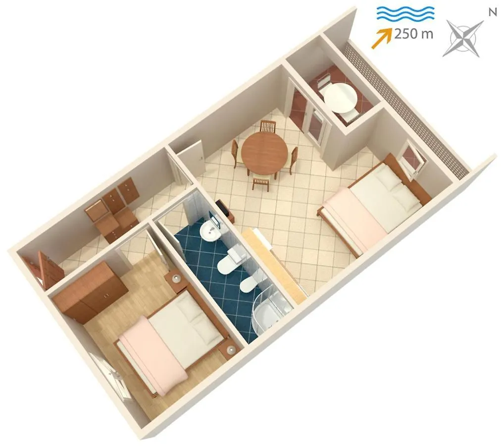 Apartment Rabac 2323A